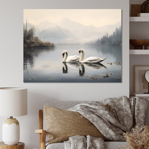 The Swans Odyssey - Swans Canvas Wall Art