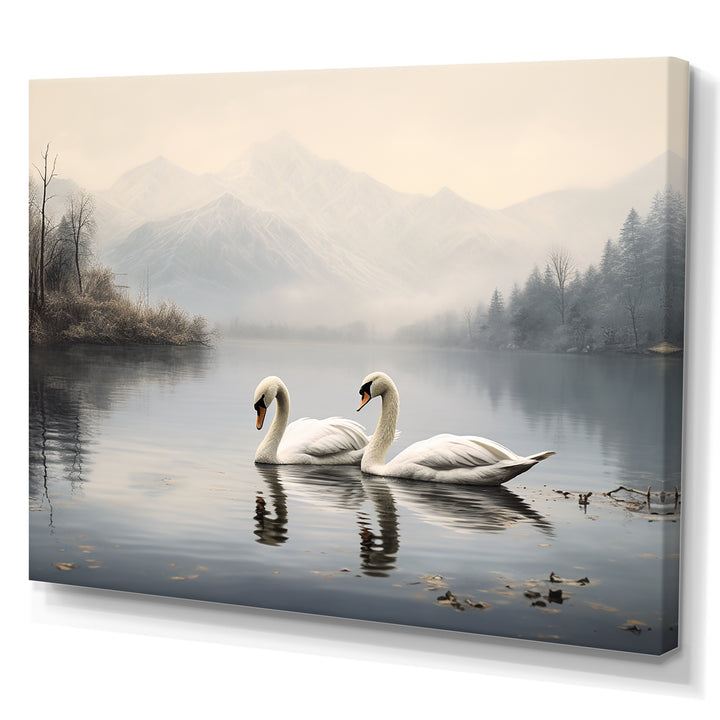 The Swans Odyssey - Swans Canvas Wall Art