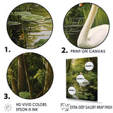 Swans Refuge By The Lake - Swans Wall Decor