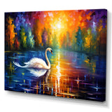 The Swans Reverie By The Lake - Swans Wall Art Prints