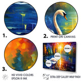 The Swans Reverie By The Lake - Swans Wall Art Prints