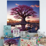 Baobab Trees Enchanted Hues I - Floral Canvas Wall Art