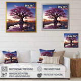 Baobab Trees Enchanted Hues I - Floral Canvas Wall Art