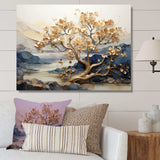 Gilded Beauty Maple Tree I - Floral Canvas Wall Art