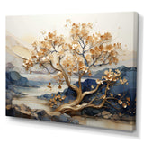 Gilded Beauty Maple Tree I - Floral Canvas Wall Art