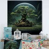 Surreal Bonsai Embrace - Landscapes Canvas Wall Art