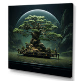 Surreal Bonsai Embrace - Landscapes Canvas Wall Art