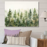 Pine Trees Minimalism Dream - Landscapes Canvas Wall Art