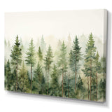 Pine Trees Minimalism Dream - Landscapes Canvas Wall Art