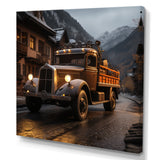 Classic Delivery Truck Photo - Truck Canvas Wall Art
