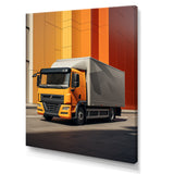 Contemporary Cubic 53Ft Truck - Truck Canvas Wall Art