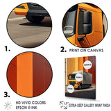 Contemporary Cubic 53Ft Truck - Truck Canvas Wall Art