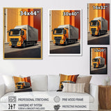 Contemporary Cubic 53Ft Truck - Truck Canvas Wall Art