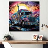 Fantasy Truck Adventure - Truck Canvas Wall Art