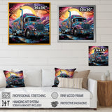 Fantasy Truck Adventure - Truck Canvas Wall Art