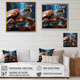 Abstract Harmony - Turtle Bedroom Wall Art