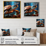 Abstract Harmony - Turtle Bedroom Wall Art