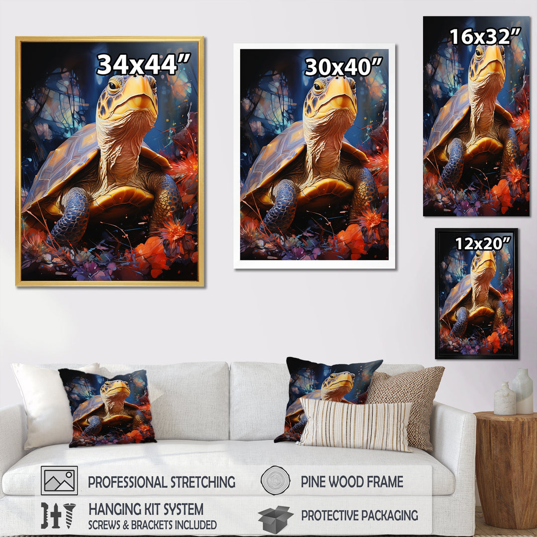 Expressionist Journey - Turtle Wall Art Prints