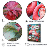Flamingo Tropical Territories - Flamingo Canvas Wall Art