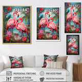 Flamingo Tropical Territories - Flamingo Canvas Wall Art