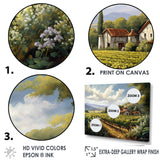 Vineyard Charm Landscape I - Landscapes Canvas Wall Art