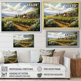 Vineyard Charm Landscape I - Landscapes Canvas Wall Art