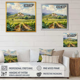 Vineyard Charm Landscape IV - Landscapes Canvas Wall Art