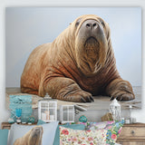 lazy Walrus habitat - Walrus Wall Decor
