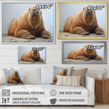 lazy Walrus habitat - Walrus Wall Decor