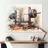 Weightlifting - Sports Canvas Wall Art