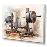 Weightlifting - Sports Canvas Wall Art