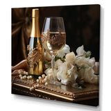 Classic Elegance - Food & Beverage Canvas Wall Art