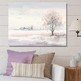 winter scenery minimalism - Landscapes Canvas Wall Art