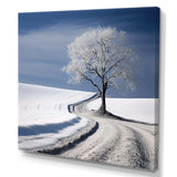 winter scenery minimalism - Landscapes Canvas Wall Art