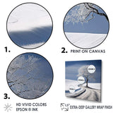 winter scenery minimalism - Landscapes Canvas Wall Art