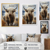 Yaks grazing in mountain - Yaks Bedroom Wall Art
