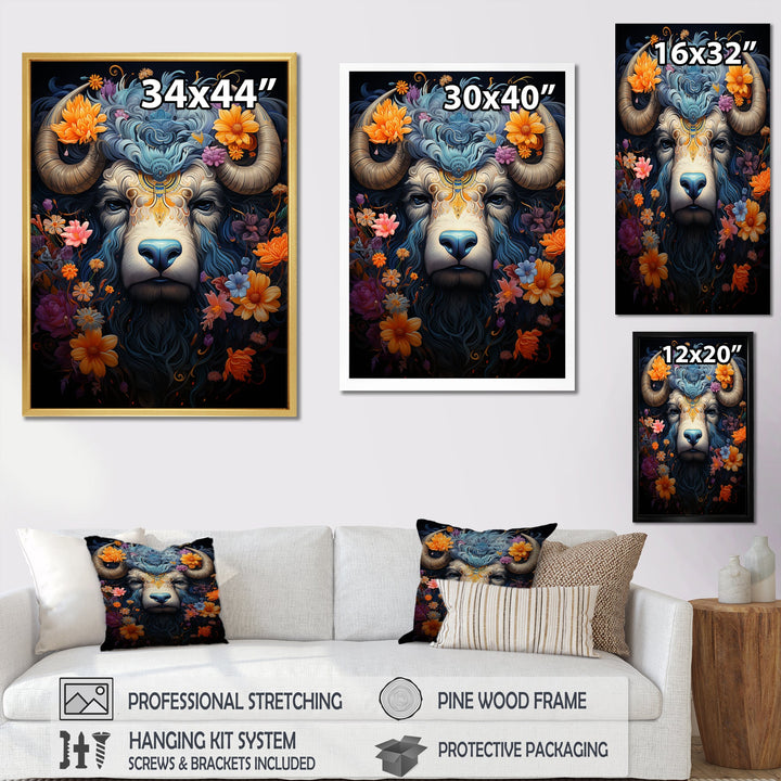 Yak Cosmic Highlanders - Yaks Wall Decor