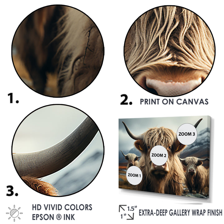 Majestic Highlands Yaks - Yaks Wall Decor