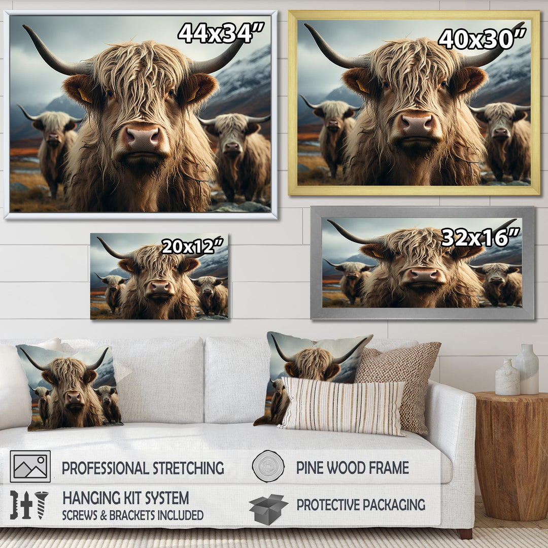 Majestic Highlands Yaks - Yaks Wall Decor