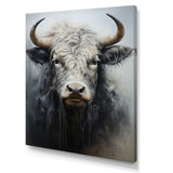 minimalism black and white Yak painting - Yaks Wall Art Prints