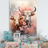Romanticism Yaks couple harmony - Yaks Bedroom Wall Art