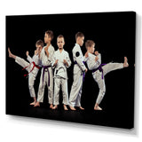 Karate Kids - Martial Arts Canvas Wall Art