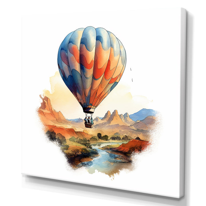Hot Air Balloon dreamscape - Hot Air Balloon Canvas Wall Art