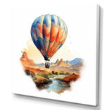Hot Air Balloon dreamscape - Hot Air Balloon Canvas Wall Art