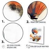 Hot Air Balloon dreamscape - Hot Air Balloon Canvas Wall Art