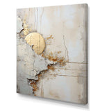 grey and white nature split - Abstract Canvas Wall Art