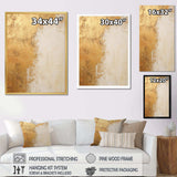 gold and white abstract split - Abstract Canvas Wall Art