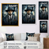 Gangsters American portrait - Fashion Canvas Wall Art