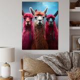 Pink Alpacas Wool Artistry - Pink Alpaca Wall Art