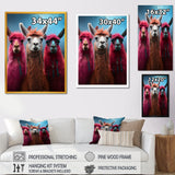 Pink Alpacas Wool Artistry - Pink Alpaca Wall Art